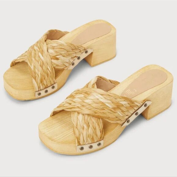 NEW Seychelles Warm Waters Natural Raffia Sandals Size 8 - Picture 2 of 6